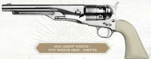1860 Army: 44cal White Finish Ivory Grip-img-0