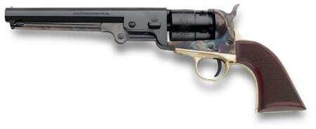 Taylor/Pietta 1851 Navy Checkered Grip Steel .44 Caliber 7.5" Barrel Black Powder Revolver