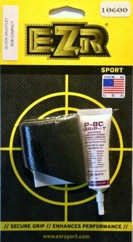 EZR Sport 10600 for Glock Sub-Compact Compatible with Compact Plain PVC/Vinyl Black Gauntlet