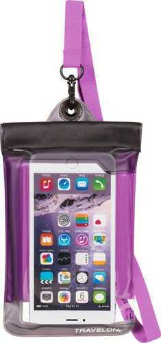 TRAVELON Waterproof Smart Phone/Camera Pouch Purple