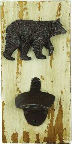 Rivers Edge Wall Mount Rustic Bottle Opener Bear 4.5x9 Inches Md: 1824Z