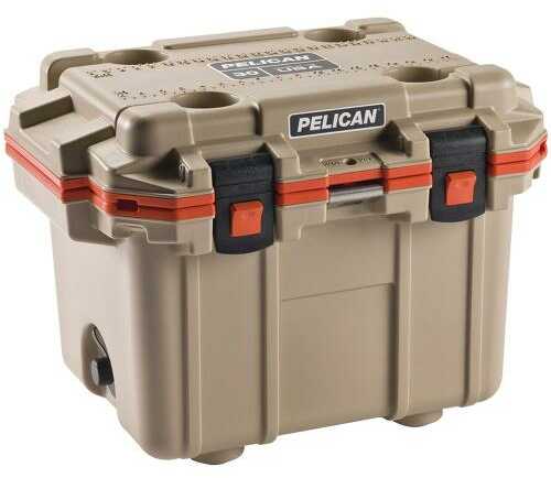 Pelican Coolers Im 30 Quart Elite Tan/orange Md: 30Q-2-TANORG