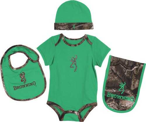 Browning Baby Camo Set 3-MontHunter Specialties Green/MO-Inf W/Logo