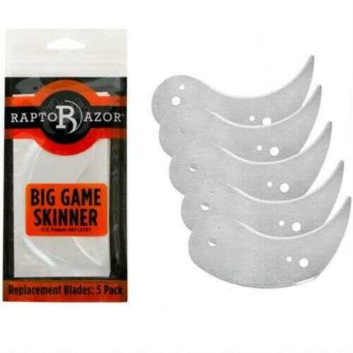 RaptoRazor Big Game Skinner Replacement Blades, 5-Pack Md: BLBG200