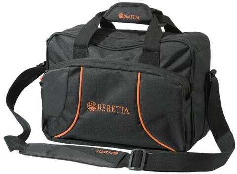 Beretta Uniform Pro Range Bag 14"x8"x10" Black/Orange Nylon Md: BSH60001890999