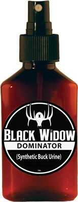 Black Widow Deer LURES 3 Oz Dominator Synthetic Buck Urine