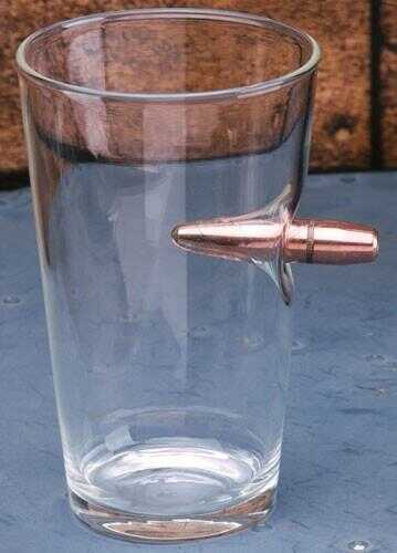 2 Monkey Bullet Pint Glass With A .308