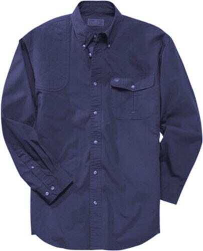 Beretta Shooting Shirt Small Long Sleeve Cotton Blue
