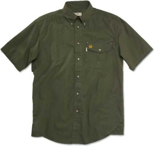 Beretta Shooting Shirt Small Short Sleeve Cotton Dark Green Md: LU20756178S