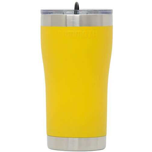 Mammoth Coolers 20 oz. Yellow and Stainless Tumbler