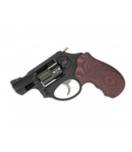 Pachmayr Ruger® LCR G-10 Checkered Red/ Black Grips