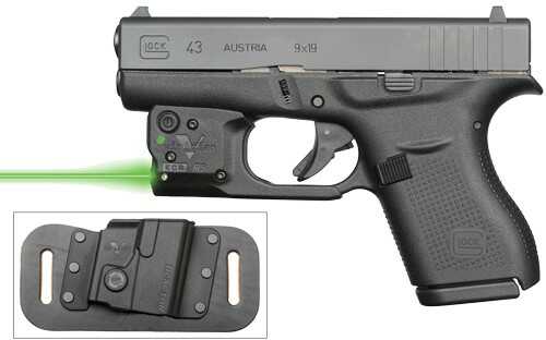 Viridian Laser Reactor 5 Green Sight For Glock 43 With ECR Holster Md: R5G43