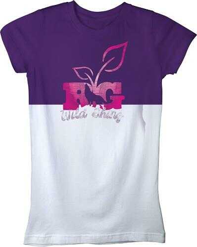 Real Tree WOMEN'S T-Shirt "Wild Thing" 2X-Large Fitted Purple