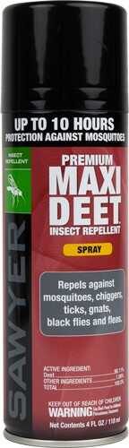 Sawyer INSECT Repellent Maxi DEET 100% Aerosol 4Oz
