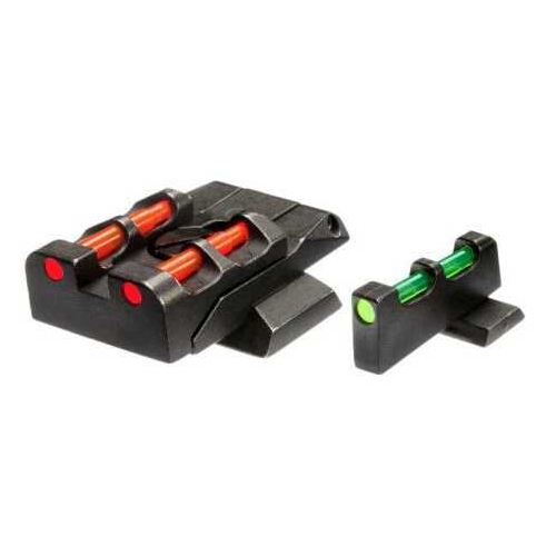 Hiviz M&P Front and Rear Sight S&W Green/Red/White Green/Red/Black Black