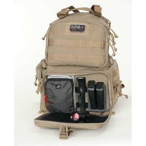 G*Outdoors GPS-T1612BPR Tactical Range Backpack Rifle Green/Khaki 1000D Nylon 3 Handguns