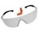 Birchwood Casey 43401 Lycus Glasses with Ear Plugs Plugs/Shooting Clear