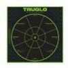 Truglo TG15A6 Tru-See Handgun Diagnostic Self-Adhesive Paper 12" x 12" Bullseye Black/Green 6 Pack