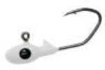 CrappiePro 1/16 Sickle Jig 10/Bag White 116OBS43-10