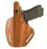 BlackHawk for Glock 26/27/33 Leather 3-Slot Pancake Holster- Brown