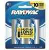 Ray-o-vac Alkaline Battery D 2 Pack