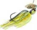 Z-Man Fishing Products Project Z Chatterbait 1/2 Ounce 5/0 Hook Lure, Chartreuse Sexy Shad Md: CB-PZ12-04