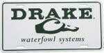Drake Script Logo License Plate WHT