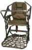 Climbing treestand equipped with pivoting seat bar for effortless climbing, a 2 panel contoured foam seat pad and backrest, and an extra wide seat and frame, the Punisher gives you all the same featur...