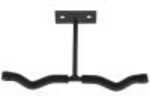 Double bow hanger made to mount to ceiling joists, mounting hardware included with snap-on covers for a professional look. Made from 3/8" cold rolled steel with a powder coat finish. Hanging area equi...