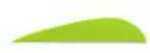 Trueflight Parabolic Feathers Chartreuse 5 in. RW 100 pk. Model: 11813