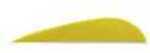 Trueflight Parabolic Feathers Yellow 5 in. LW 100 pk. Model: 1804