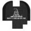 Bastion Don't Tread On Me Slide Back Plate Black and White Fits Springfield XDS BASXD-SLD-BW-75DTOM