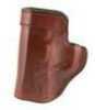 Don Hume H715-M Clip-On Holster Inside the Pant Fits S&WM&P Shield Right Hand Brown Leather J167205R