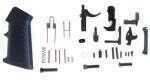 The LBE AR15 Complete Lower Parts Kit Includes The following: Trigger Guard & Guard Roll Pin; A2 Pistol Grip, Pistol Grip Screw & Lock Washer; Disconnector & Spring; Trigger, Spring, & Pin; Hammer, Sp...