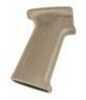 Magpul Industries MOE Slim Line Grip Fits AK-47/74 FDE Finish TSP Texture MAG682-FDE
