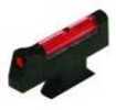 HiViz Front Sight for S&W Revolver Interchangeable .250" Height Red Md: SW3001-R