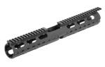 Leapers Inc. - UTG Handguard Fits AR Rifles 15" Super Slim Drop-in Black Includes two 2-Slot and two 4-Slot rail section