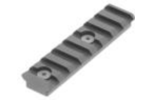 Leapers UTG Pro 3.14" 8-Slot Keymod Picatinny Rail Section, Gray Md: MTURS04M