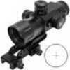 Leapers Inc. - UTG AccuShot Compact Prismatic Rifle Scope 4X32 T4 36-Color Mil-Dot TS Platform EZ-TAP IE Illumination Bl