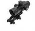 Leapers Inc. - UTG AccuShot Compact Prismatic Rifle Scope 4X32 T4 36-Color T-Dot TS Platform EZ-TAP IE Illumination Blac