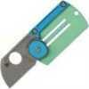 Spyderco 1.23" Titanium Dog Tag Folding Knife Md: C188ALTIP