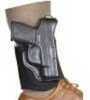 Desantis Gunhide 014PCY8Z0 Die Hard Ankle Rig Black Saddle Leather Fits Glock 42 Right Hand
