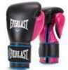 Everlast 12oz Women's Powerlock Hook/Loop Gloves Black-Pink
