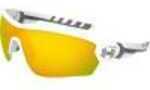 Under Armour Rival Men's Baseball Sunglasses (Satin White/Orange) Md: 8600090-110941