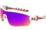 Under Armour Rival Men's Baseball Sunglasses (Satin White/Red) Md: 8600090-106451