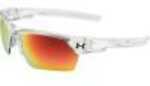 Under Armour Igniter 2.0 Men's Sunglass (Shiny Crystal Clear/Orange) Md: 8600051-141441