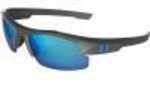 Under Armour Kisd's UA Nitro L Storm Polarized Mirror Sunglasses ( Satin Carbon) Md:8640048-064168