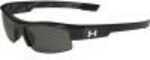 Under Armour UA Storm Nitro L Polarized Boy's Sunglasses (Shiny Black) Md: 8600047-008801