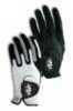 Zero Friction Mens Distance Pro GPS Golf Glove Pair, Left Hand Black & White Md: GL20001
