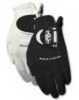 Zero Friction Mens Motion Fit GPS Golf Glove Pair, Left Hand, Black & White Md: GL22001